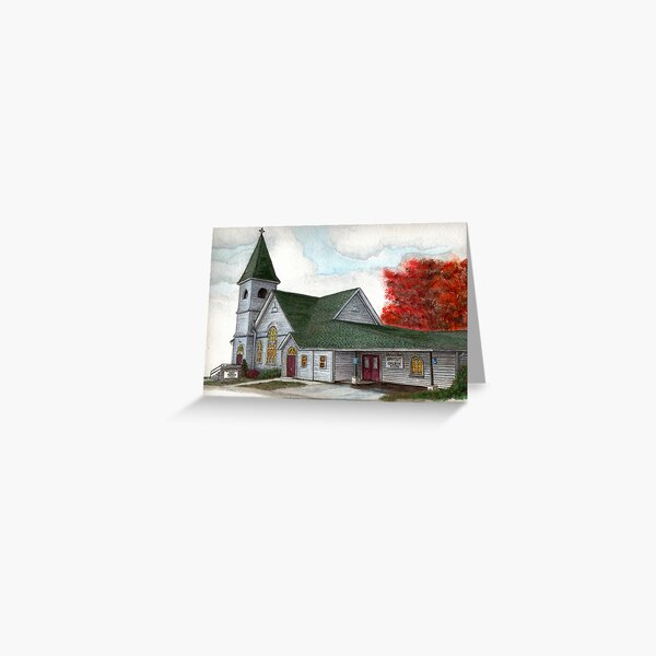 Sanctuary Collection, Briantrim Baptist Church, Laceyville, Pennsylvania Greeting Card