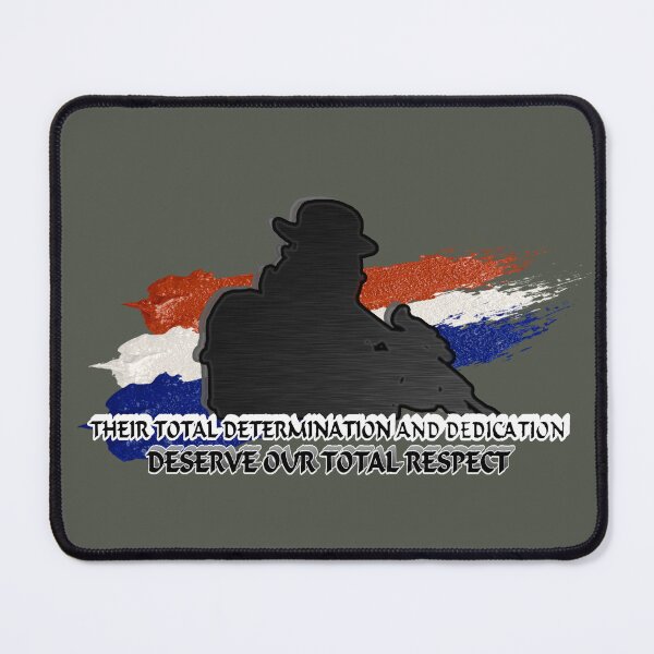 Item preview, THEIR TOTAL DETERMINATION AND DEDICATION DESERVE OUR TOTAL RESPECT designed and sold by THE AMERICAN TEEVANGELIST.