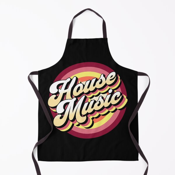 Item preview, HOUSE MUSIC - drop shadow target (yellow/red) designed and sold by Discothreadz.