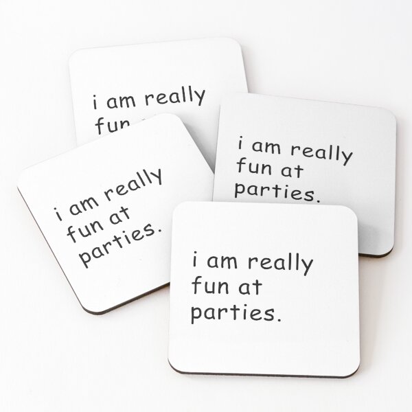 Item preview, I Am Fun at Parties White Lie Shirt designed and sold by geckodesign.