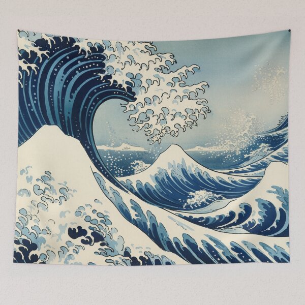 Item preview, Blue Under the Wave off Kanagawa  designed and sold by weldonmorgan.