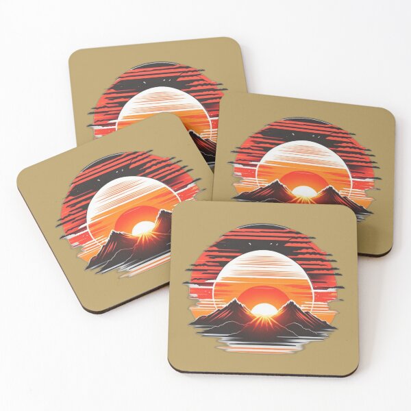 Item preview, The Great Retro Sunset designed and sold by AmazingShop12.