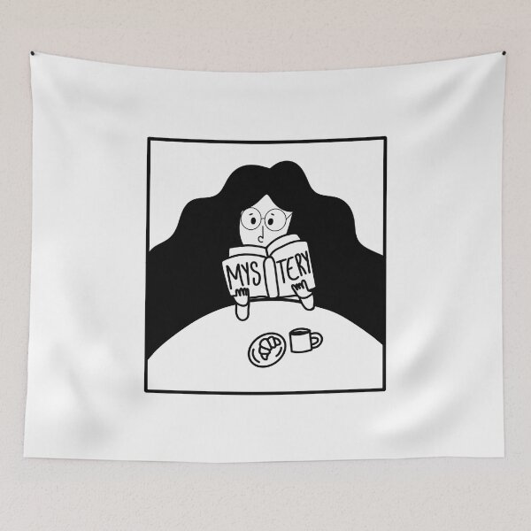 Item preview, Reading mystery at a coffee shop designed and sold by Gwendesigns.