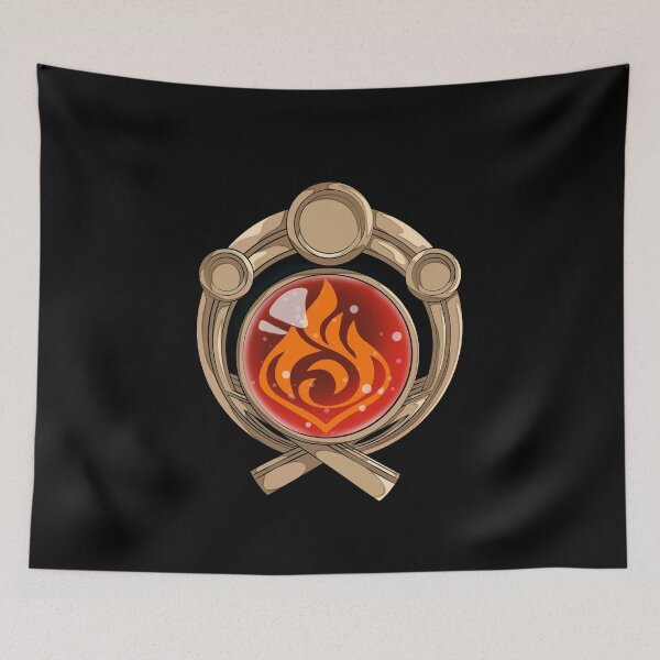 Item preview, Genshin Impact Vision Inazuma Pyro designed and sold by DigitalAllusion.