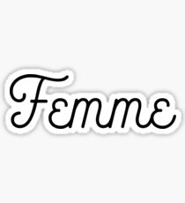 Femme Sticker