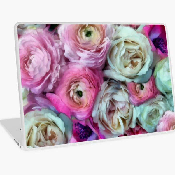 Romantic Flowers I Laptop Skin