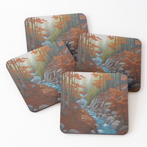 Item preview, Cascade of Dots: A Neo-Impressionist Rendering - 2 designed and sold by Moisky Art.