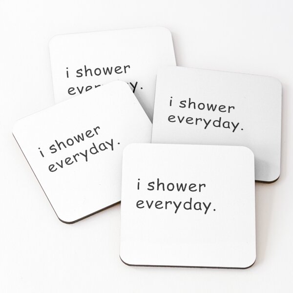 Item preview, I Shower Everyday White Lie Shirt designed and sold by geckodesign.