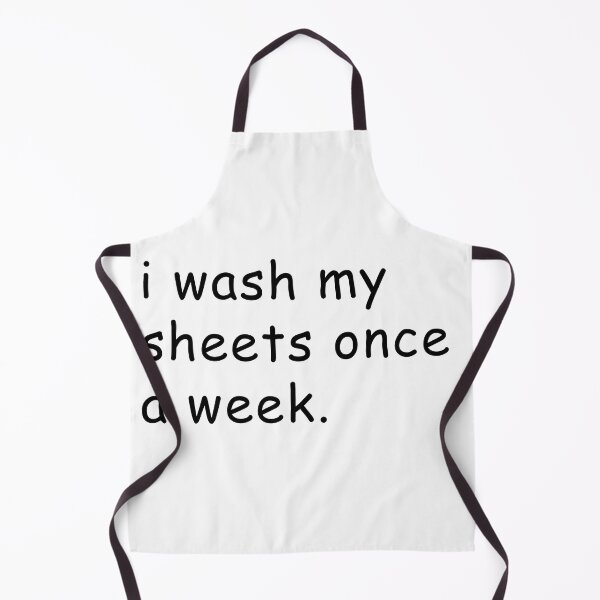 Item preview, I Wash My Sheets Once a Week White Lie Shirt designed and sold by geckodesign.