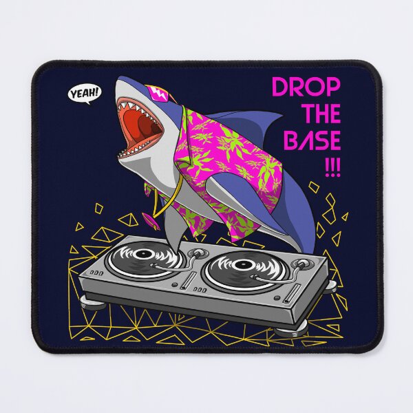 Item preview, drop the base! (dj shark) designed and sold by hayrpictures.