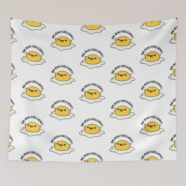 Item preview, Be Egg-cellent Funny Egg Puns  designed and sold by punnybone.