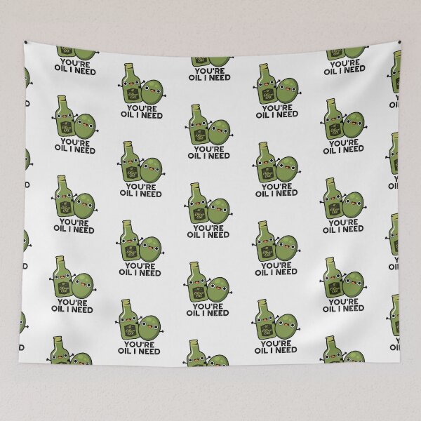 Item preview, You're Oil I Need Funny Olive Oil Puns  designed and sold by punnybone.
