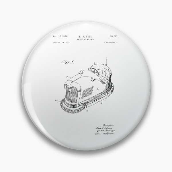 Item preview, AMUSEMENT CAR - Bumper Car - US1980867 designed and sold by Patent-Print.