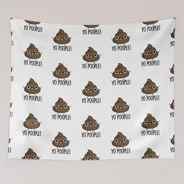 Item preview, Yo Poople Funny Poop Puns  designed and sold by punnybone.