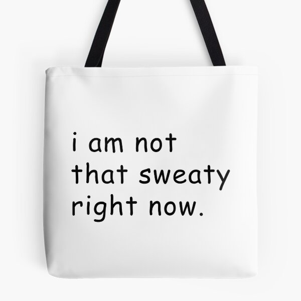 Item preview, I Am Not That Sweaty White Lie Shirt designed and sold by geckodesign.