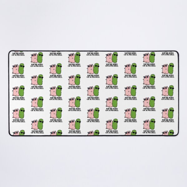 Item preview, We're Kind Of A Pig Dill Funny Food Pun designed and sold by punnybone.