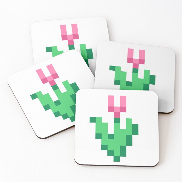 Item preview, Minecraft tulip flower designed and sold by Letter & Petal.