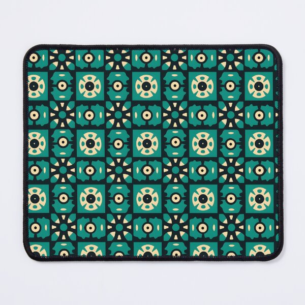 Item preview, Peruvian Green andean cross Chacana pattern designed and sold by khumpa.