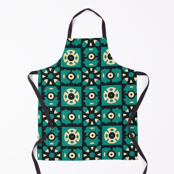 Item preview, Peruvian Green andean cross Chacana pattern designed and sold by khumpa.
