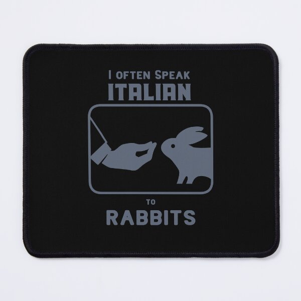 Item preview, Funny Italian hand gesture and a rabbit with dark ink designed and sold by martodesign.