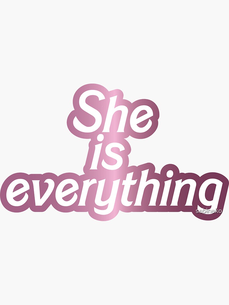 Everything Pink Stickers