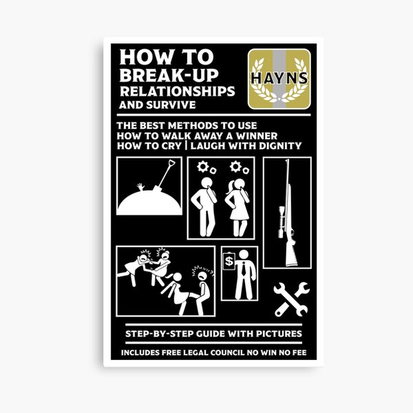Item preview, How to Break Up Relationships Guide designed and sold by happygiftideas.