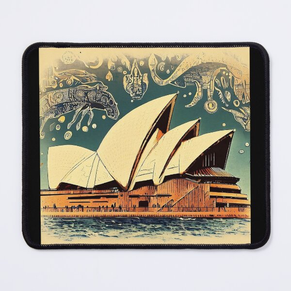 Item preview, Fake Art: Aboriginal Sydney Opera House designed and sold by Takin-Thepiss.