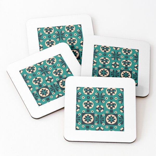 Item preview, Peruvian green crosses pattern designed and sold by khumpa.