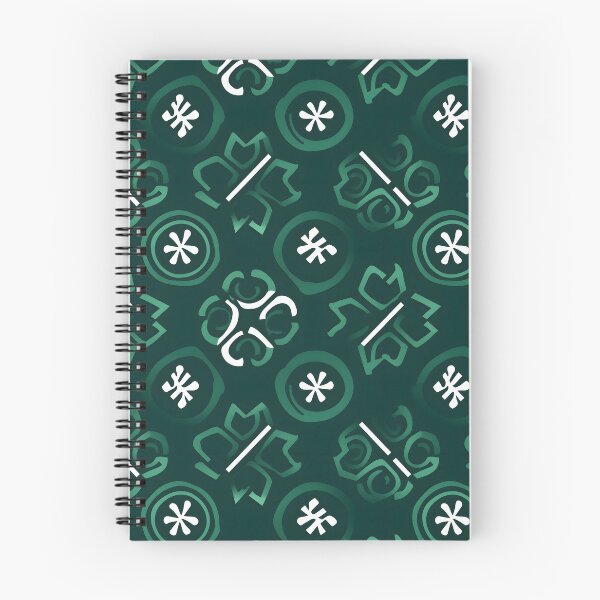 Item preview, Peruvian green flowers pattern designed and sold by khumpa.