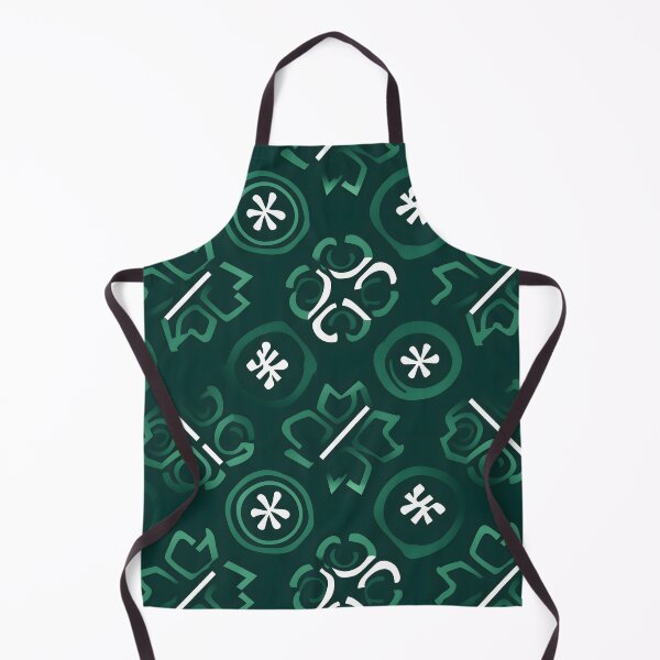 Item preview, Peruvian green flowers pattern designed and sold by khumpa.