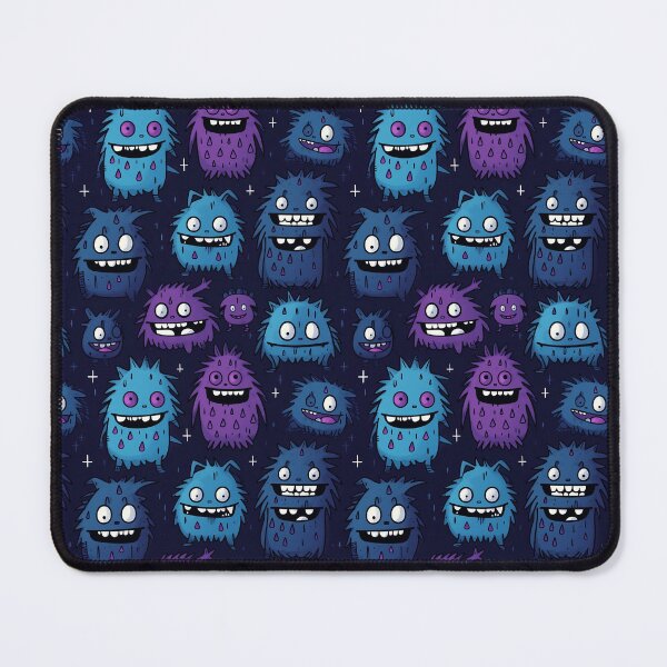 Item preview, Dark Blue Monster Mania: Furry Art Delight designed and sold by Prozeum.