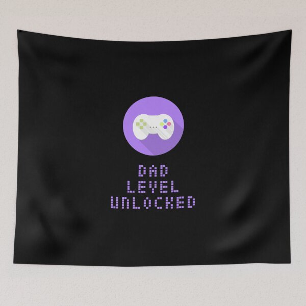 Item preview, Purple "Dad Level Unlocked" designed and sold by 1Celery.