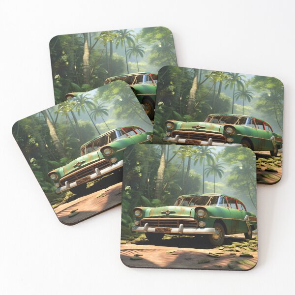 Item preview, Coche viejo abandonado en el bosque tropical, cinematográfico designed and sold by Gabi.Media.