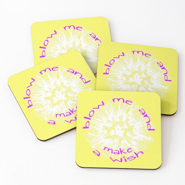 Item preview, Blow Me And Make A Wish Dandelion Folklore Quote designed and sold by taiche.