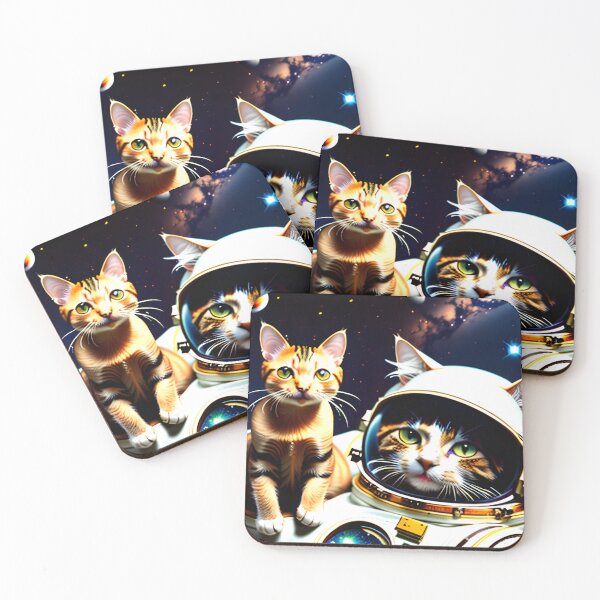 Item preview, Cats weared suit in a space designed and sold by MoonHeeSoo.