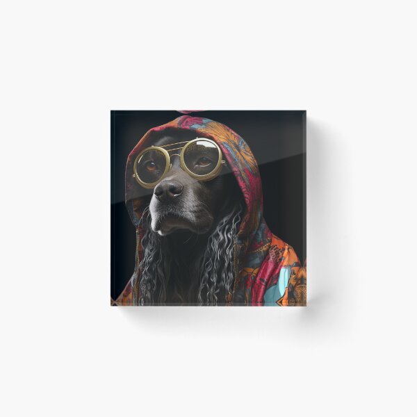 Item preview, The Cool Bad DOG : Portrait of an Anthropomorphic Dog designed and sold by AnubisArtUSA.