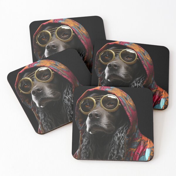 Item preview, The Cool Bad DOG : Portrait of an Anthropomorphic Dog designed and sold by AnubisArtUSA.