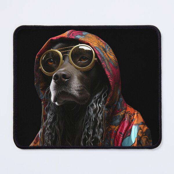 Item preview, The Cool Bad DOG : Portrait of an Anthropomorphic Dog designed and sold by AnubisArtUSA.