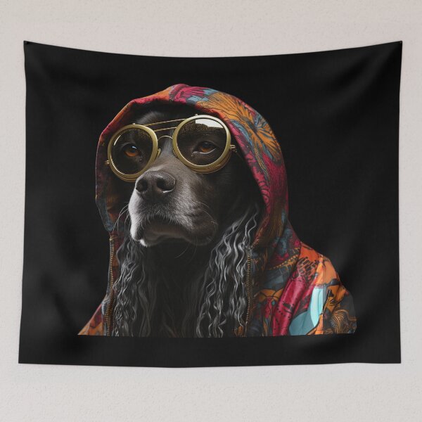 Item preview, The Cool Bad DOG : Portrait of an Anthropomorphic Dog designed and sold by AnubisArtUSA.