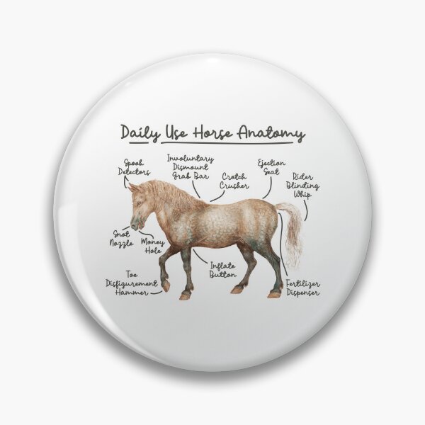 Item preview, Daily Use Horse Anatomy designed and sold by chillaxcats.