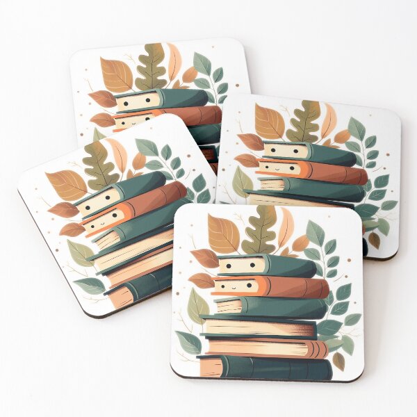 Item preview, Cute Aesthetic Books with leaves  designed and sold by bolukconset.