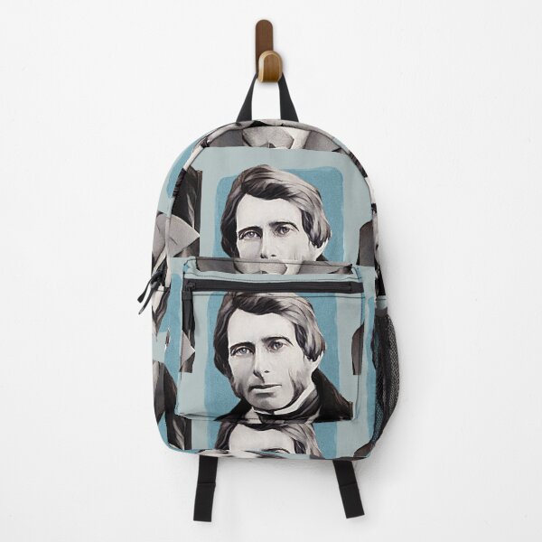 Item preview, English Writer John Ruskin - sapphire - illustration designed and sold by Litstoy.