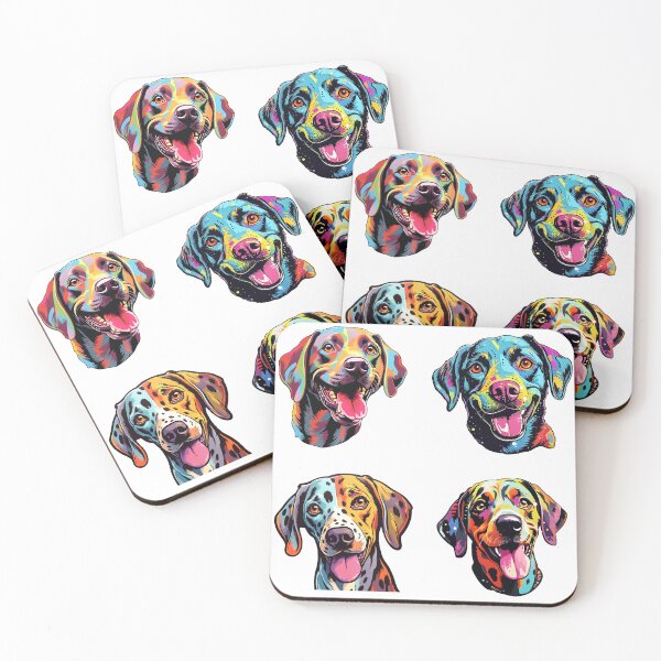 Item preview, four very happy dogs designed and sold by SilviaDays.