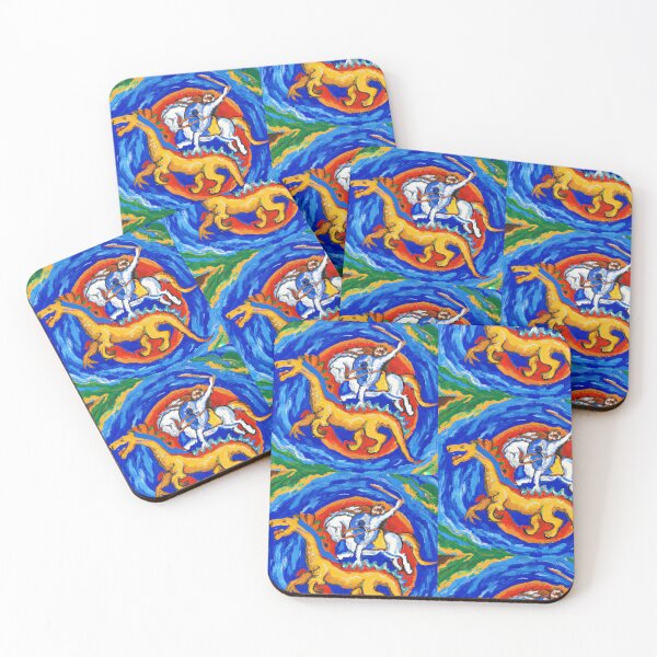 Item preview, St. George Inspired by Vincent Van Gogh designed and sold by CallMeGeorgio.