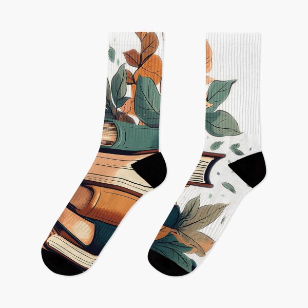 Item preview, Cute Aesthetic Books with leaves  designed and sold by bolukconset.