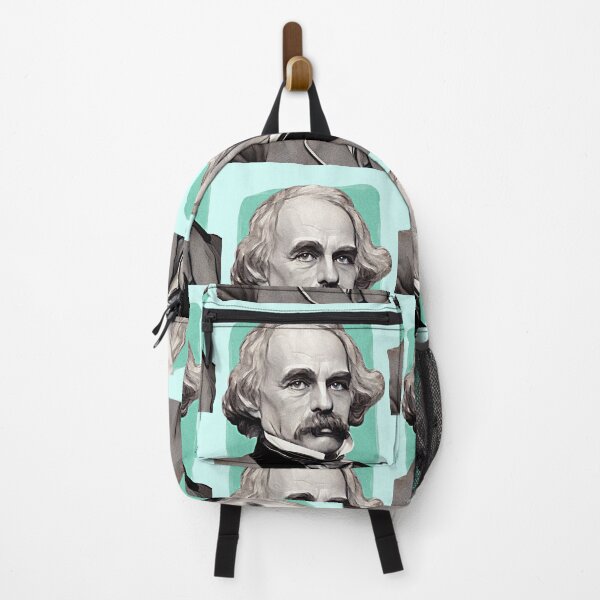 Item preview, American Novelist Nathaniel Hawthorne - pistachio - illustration designed and sold by Litstoy.
