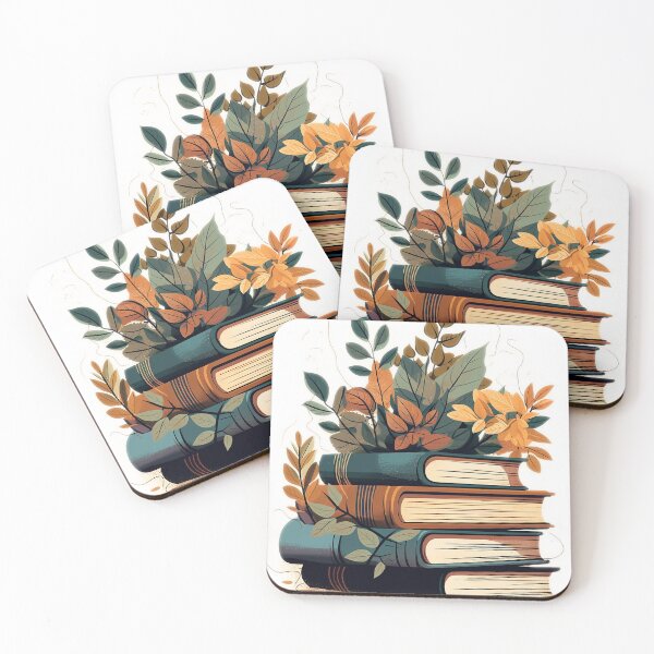 Item preview, Cute Aesthetic Books with leaves  designed and sold by bolukconset.