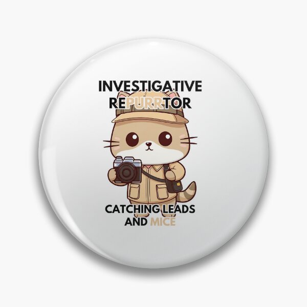 Item preview, Scoop Paws the Journalist (with text) designed and sold by PinotTeez.
