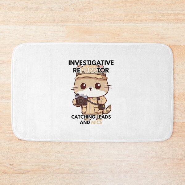 Item preview, Scoop Paws the Journalist (with text) designed and sold by PinotTeez.