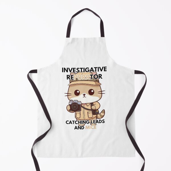 Item preview, Scoop Paws the Journalist (with text) designed and sold by PinotTeez.